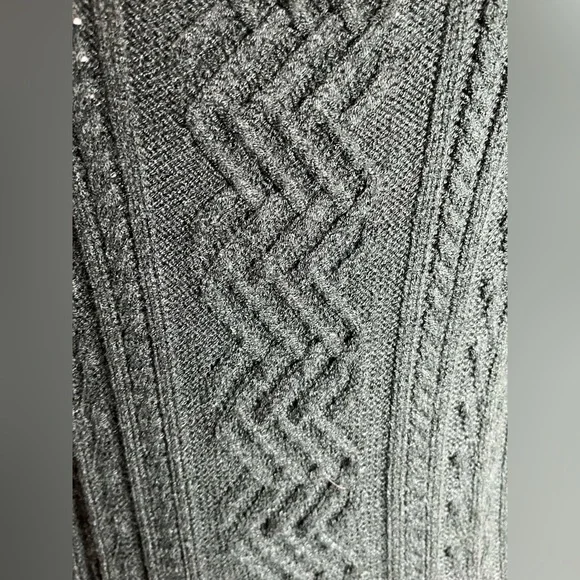 Lane Bryant Cozy Forest Green Cable Knit Sweater - Picture 11 of 14